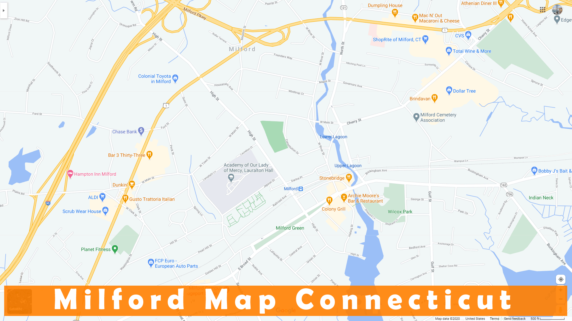 Milford map